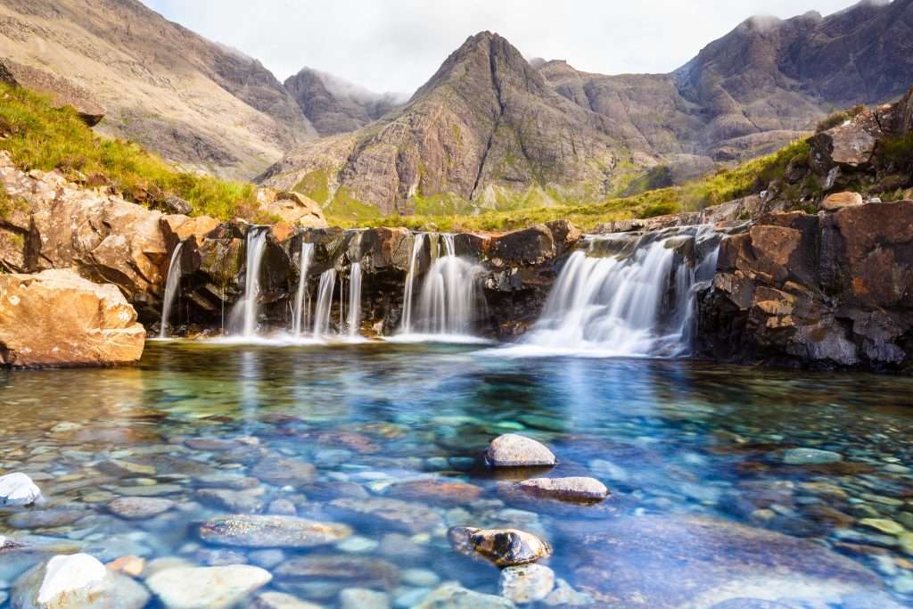 Fairy Pools in Isle of Skye, Scotland