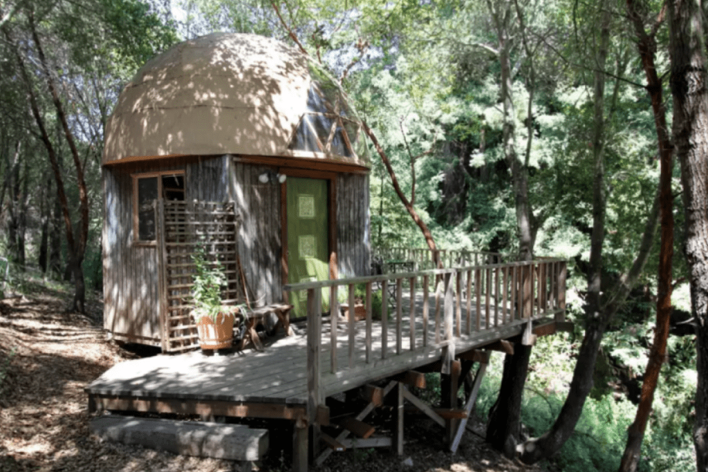 Mushroom Dome Cabin