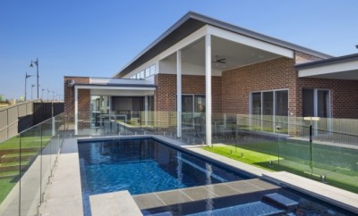 Modern house with an outdoor pool