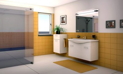 bathroom with shower and basin