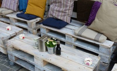 outdoor repurposed furniture