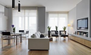 wooden floor in a modern home