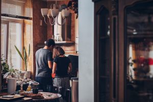 cooking couple