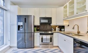 Modern kitchen and appliances