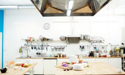 A clean modern kitchen