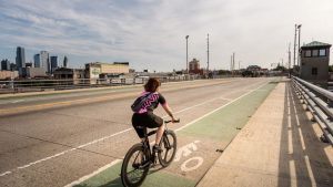 Woman cycling in the city, Bike, Bike-riding
