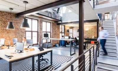 Modern office space for a business