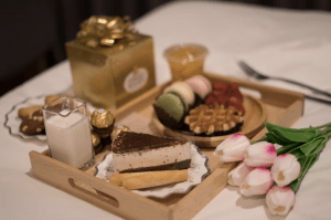 Various sweets on a table